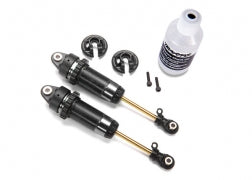 Traxxas 7462X Shocks, GTR xx-long, hard-anodized, PTFE-coated bodies with TiN shafts (assembled) (2) (without springs)