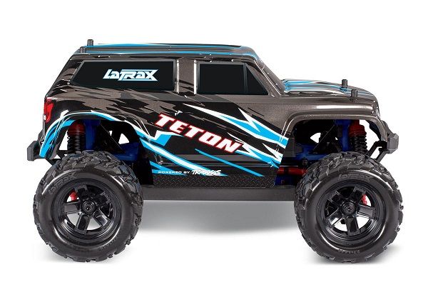 Traxxas 76054-5-BLKLaTrax Teton 1/18 4WD RTR Monster Truck (Black) w/2.4GHz Radio, Battery & AC Charger