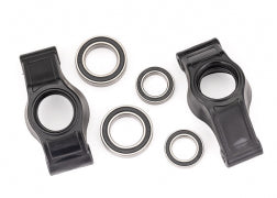 Traxxas 7852X Carriers, stub axle ( rear) (left & right)/ 20x32x7mm bearings (2)/ 15x24x5mm bearings (2)