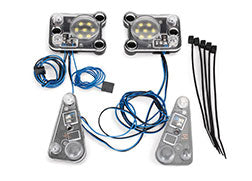 Traxxas 8027 LED headlight/tail light kit (fits #8011 series bodies, requires #8028 power supply)