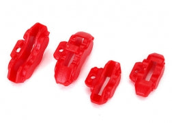Traxxas 8367 Brake calipers (red), front (2)/ rear (2)