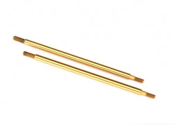 Traxxas 8464T Shock shaft, 81mm (GTR) (rear) (TiN-coated) (2)