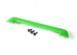Traxxas 8912G Tailgate protector, green/ 3x15mm flat-head screw (4)