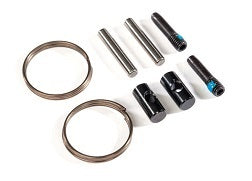 Traxxas 9058X Rebuild kit, steel-splined constant-velocity driveshafts (includes pins and hardware for one axle shaft)