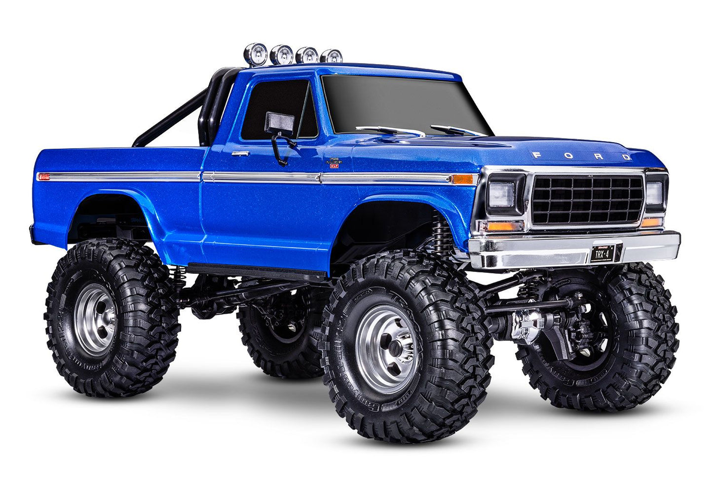 Traxxas 92046-4-BLUE TRX-4 1/10 High Trail Edition RC Crawler w/'79 Ford F-150 Ranger XLT Body (Blue) & TQi 2.4GHz Radio Average Rating: 5 out of 5 Write a Review