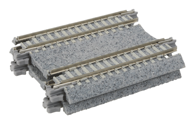 KATO 20042 Concrete Tie Double-Track Straight -- 2-7/16" (62mm) N Scale