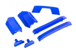 Traxxas 9510X Body reinforcement set, blue/ skid pads (roof)