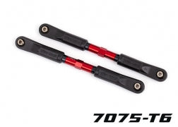 Traxxas 9549R Toe links, Sledge® (TUBES red-anodized, 7075-T6 aluminum)
