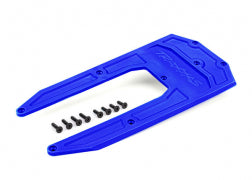 Traxxas 9623X Skidplate, chassis, blue (fits Sledge®)
