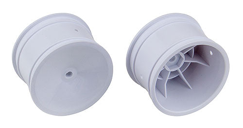 Associated 9695 2WD/4WD Rear Wheels, 2.2 in, 12 mm Hex, white