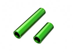 Traxxas 9752-GRN Driveshafts, center, female, 6061-T6 aluminum (green-anodized) (front & rear)