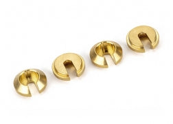 Traxxas 9761A Lower retainer, shock, brass (1 gram) (4)