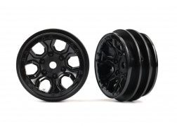 Traxxas 9770 1.0" Black Wheels (2)
