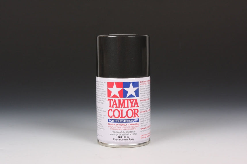 Tamiya 86023 PS-23 Gun Metal Lexan Spray Paint (100ml)