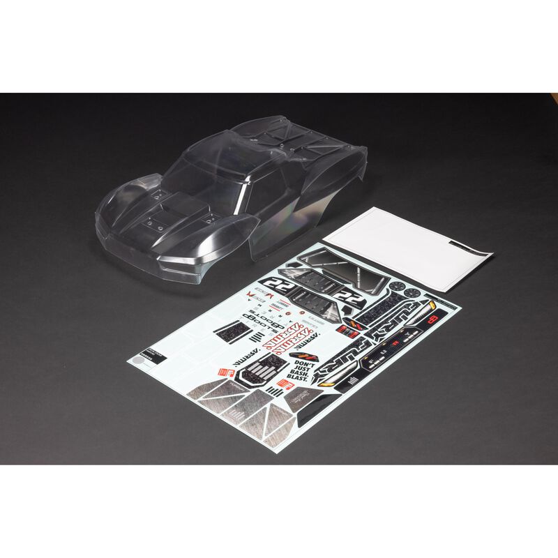 ARRMA 1581 FURY Clear Body (inc decals/window masks)
