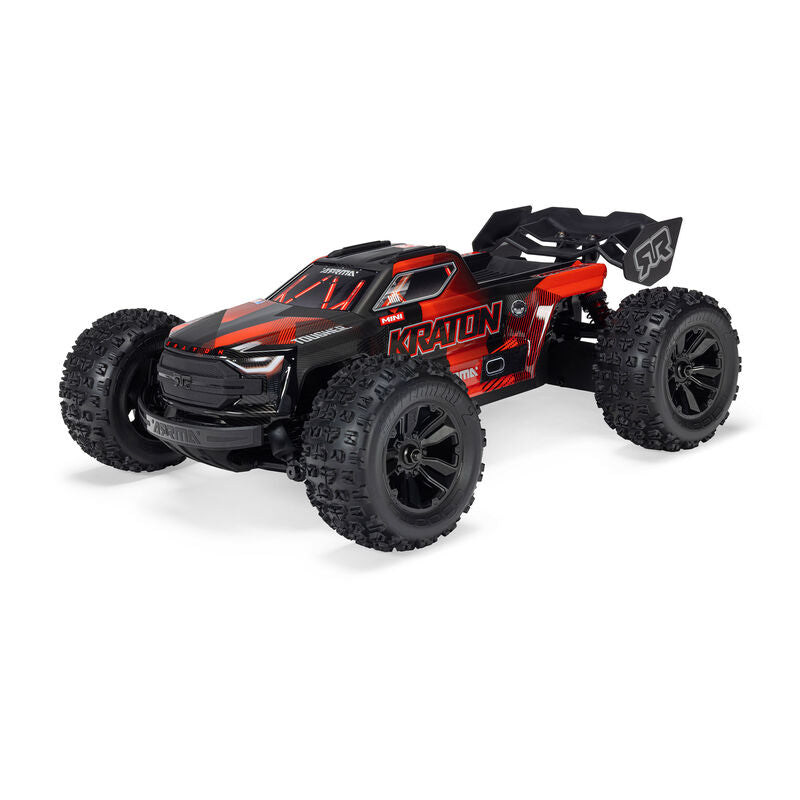 ARRMA 2508T1 1/16 Mini KRATON 3S DSC 4X4 RTR Brushless, Black/Red