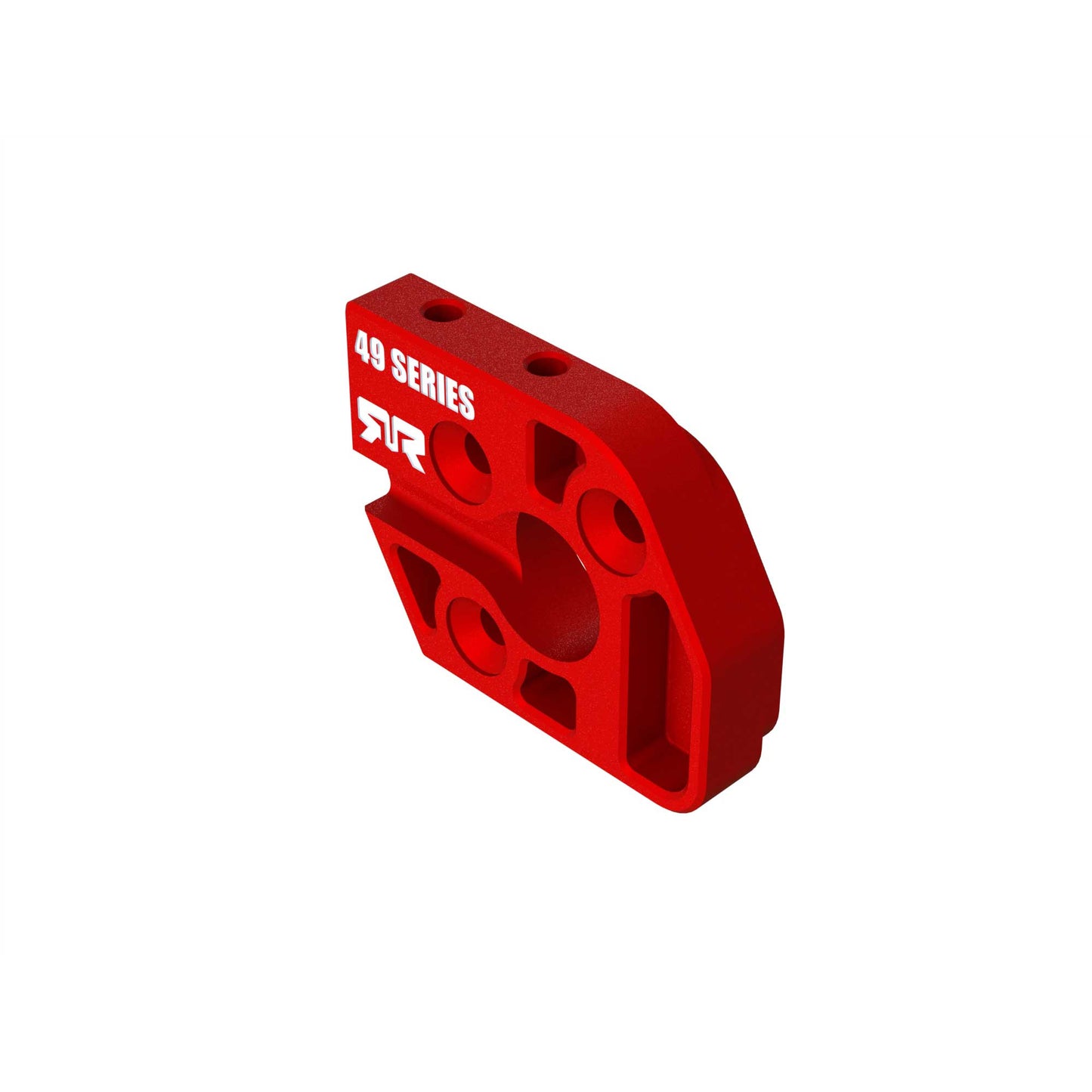 ARRMA 320603 Aluminum 49 Series Motor Plate (Red)