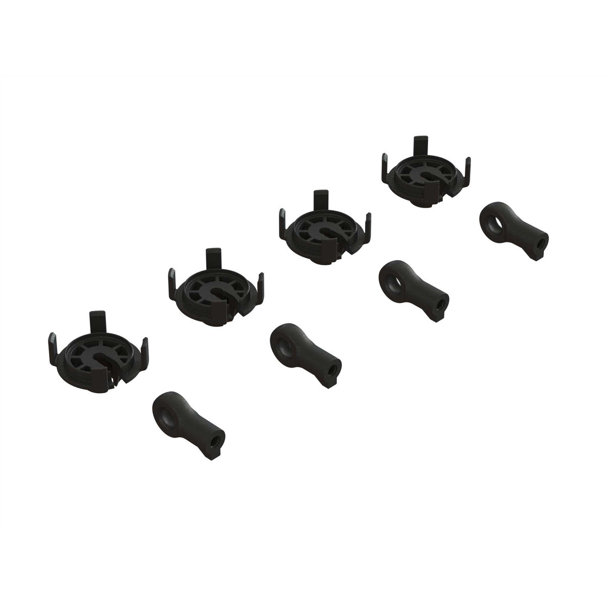 ARRMA 330569 8S BLX Shock Rod End & Spring Perch Set