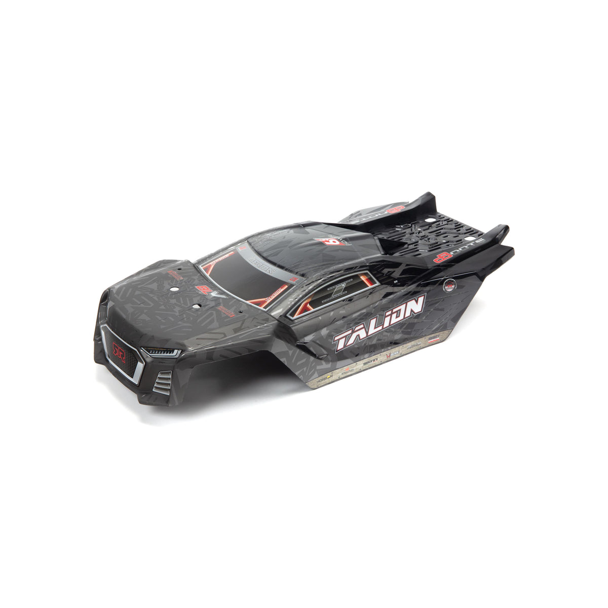 ARRMA 406161 Talion 6S Blx Painted Decaled Trimmed Body Black