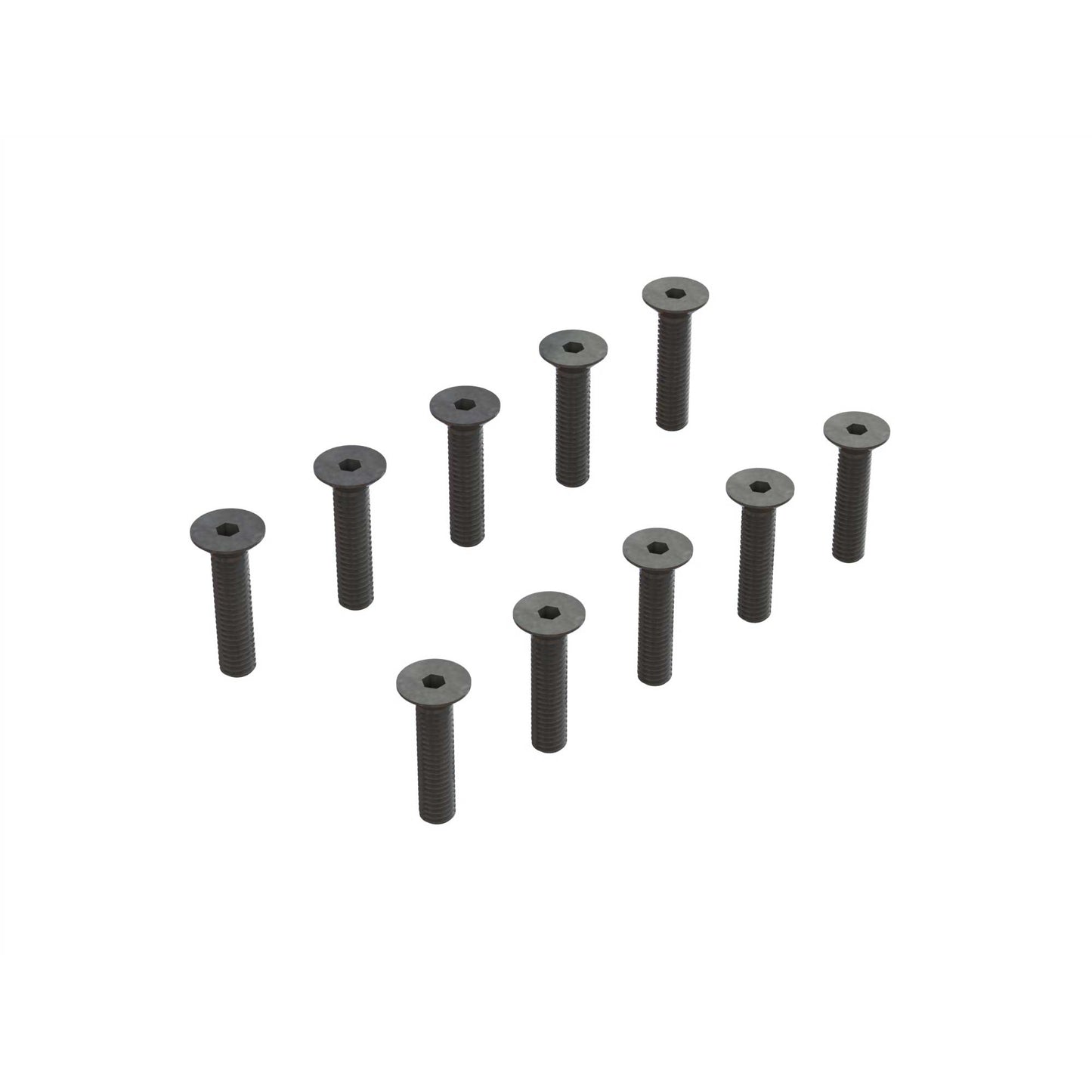 ARRMA 703016 8S-BLX Flat Head Hex Machine Screw, M3.5x16mm (10)