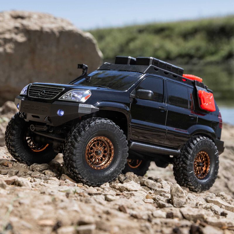 Axial 1532T3 SCX24 Lexus GX 470: 1/24 4WD RTR, Black