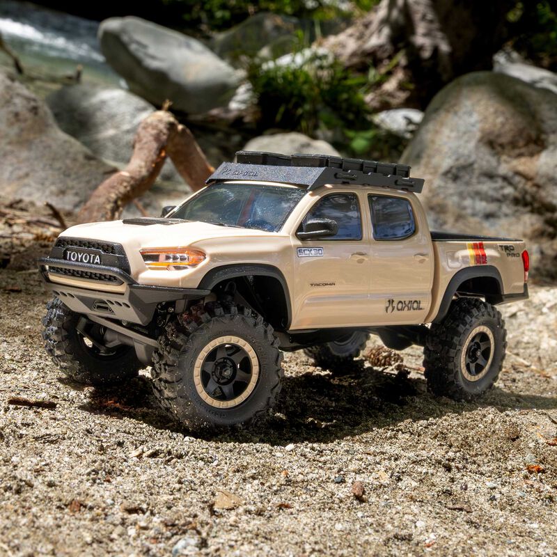 Axial 3289T2 SCX30 Toyota Tacoma 4X4 RTR Brushed Rock Crawler, Overland Edition