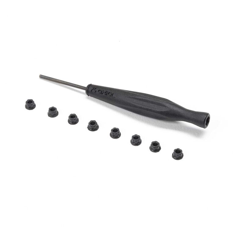 Axial 3328 Wheel Nut (8), Wheel Nut Tool: SCX30