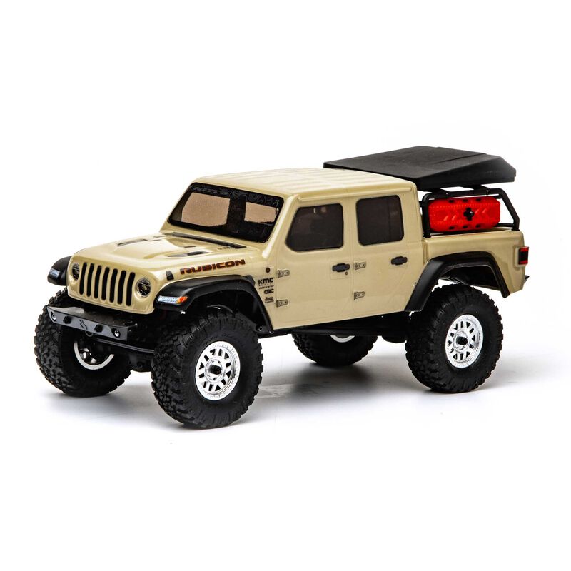 Axial 00005T1 SCX24 Jeep JT Gladiator 1/24 4WD RTR Scale Mini Crawler (Beige) w/2.4GHz Radio