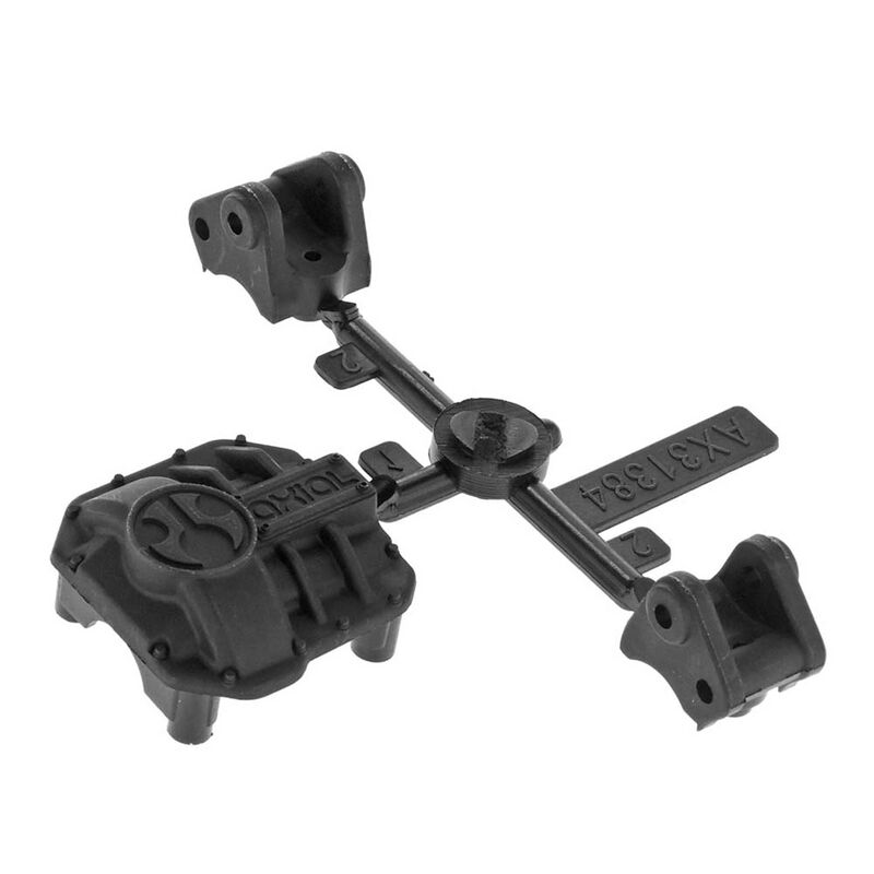 Axial 31437 AR44 Diff Cover & Link Mounts (Black)