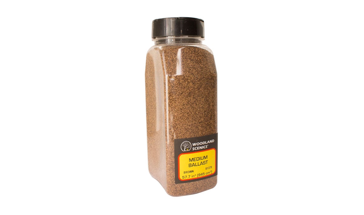 Woodland Scenics B72 Fine Ballast Bag, Brown/ 18 cu. in.