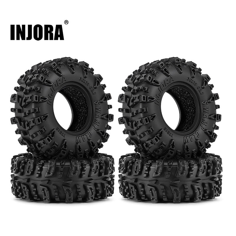 Injora T7019 0.7" 36*14mm Swamp Claw Tires for SCX30 (T7019)