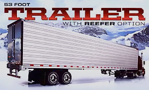Moebius 1302 1/25 53' Trailer with Reefer