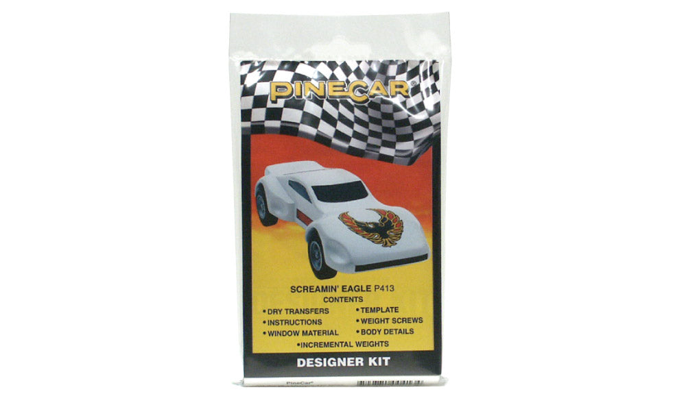 Pinecar 413 / P413 Screamin' Eagle Designer Kit