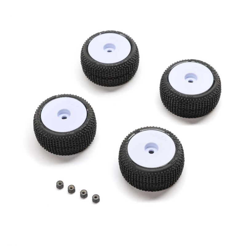 ProLine PRO-2633 Blockade Tire, Proline OE, Wheel, White, Mounted: Micro-T
