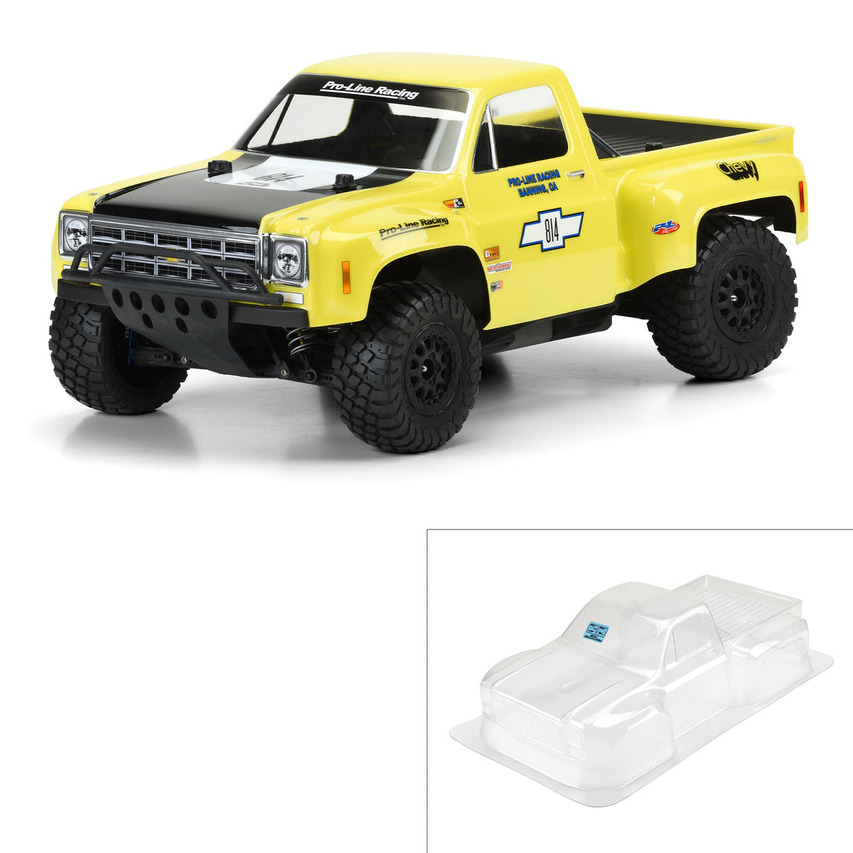 ProLine 351000 1978 Chevy C-10 Race Truck Short Course Truck Body (Clear)