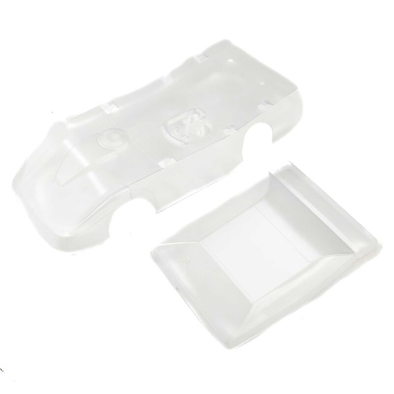 ProLine 373717 1/12 Pre-Cut Dirt Late Model Tombstone Hi-Performance Clear Body: Losi GROM ALM and NASCAR