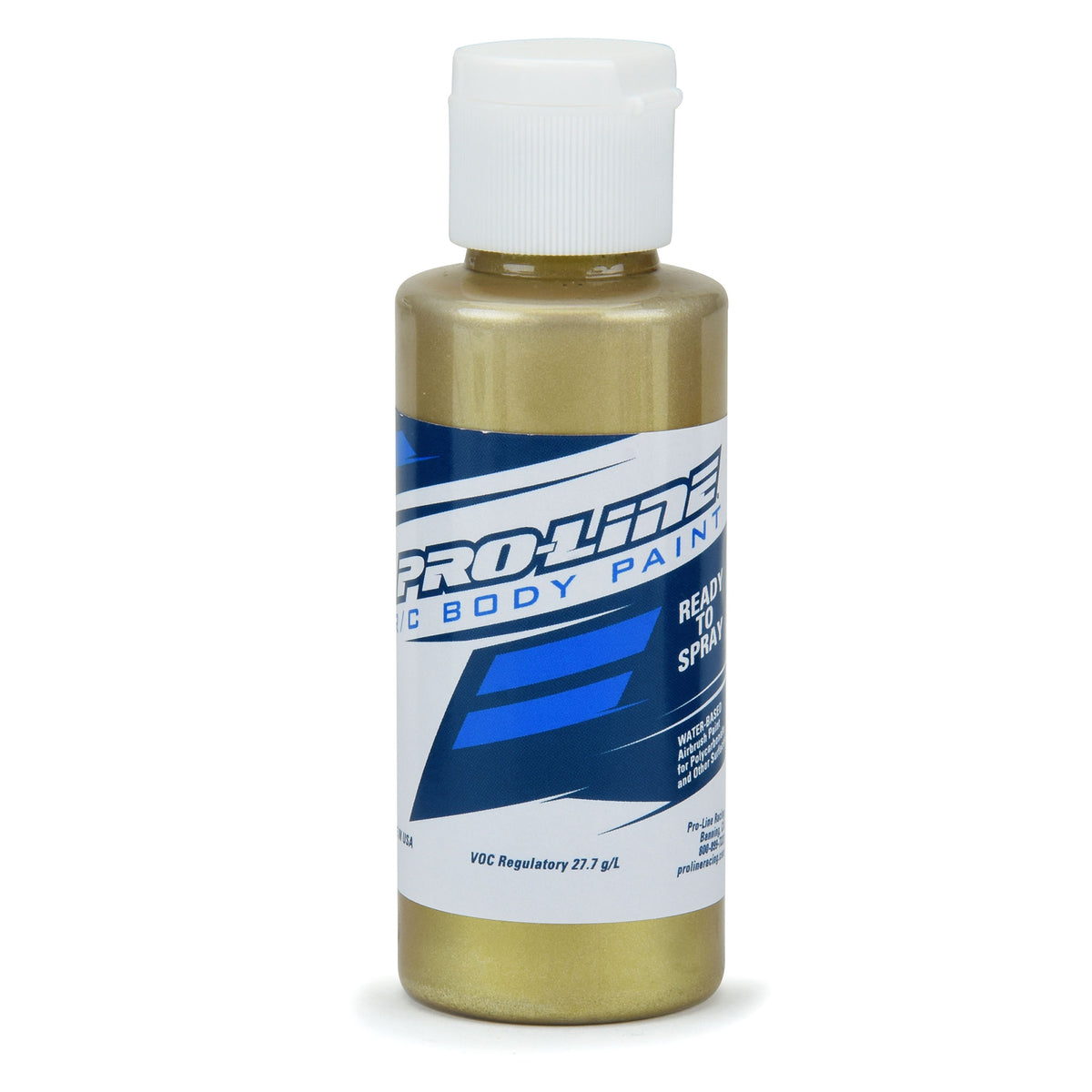 ProLine 632603 RC Airbrush Body Paint - Metallic Gold