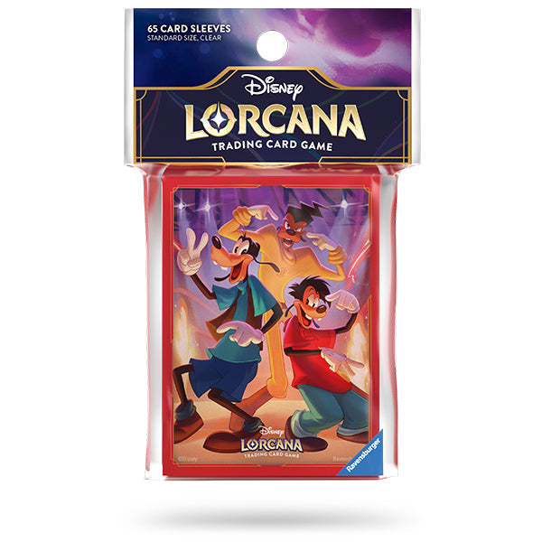 Ravensburger 8625 Lorcana: Set 9 Fabled: Sleeves Goofy, Powerline, and Max Goof (Goofy Movie) (65ct)