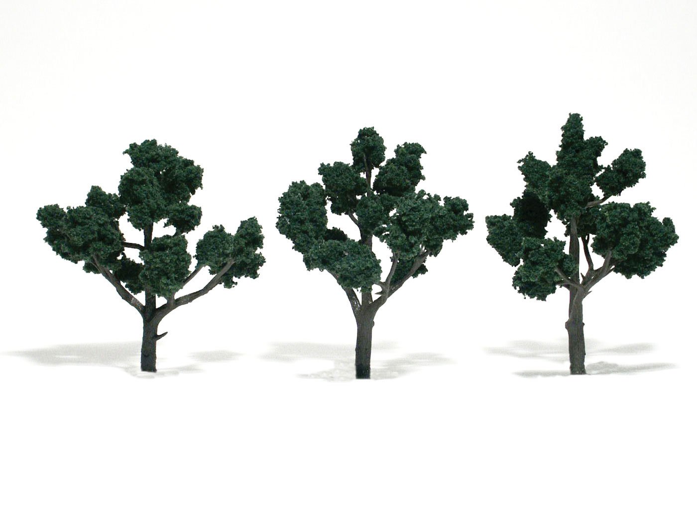 Woodland Scenics TR1511 1511 Dark Green Trees 4-5" (3)