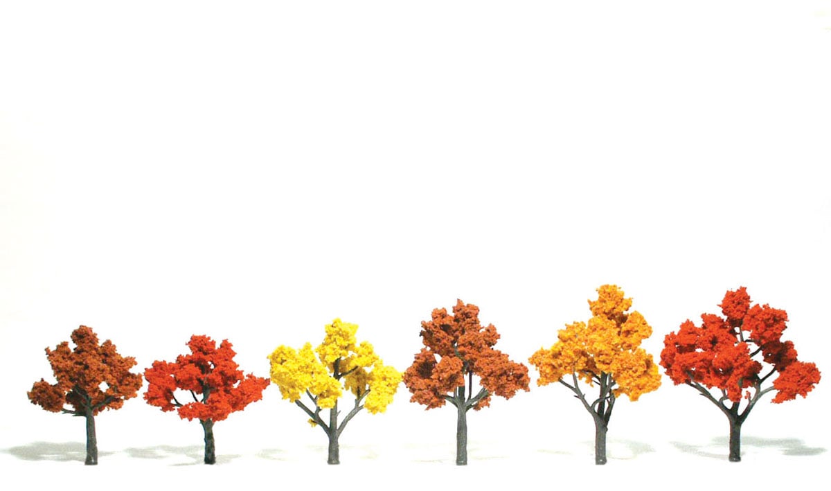 Woodland Scenics TR1541 1541 Fall Mix Trees 3-5" (6)