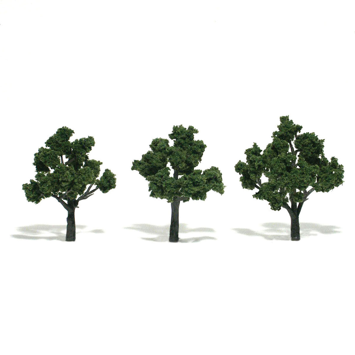 Woodland Scenics TR1507 1507 Medium Green Trees 3-4" (3)