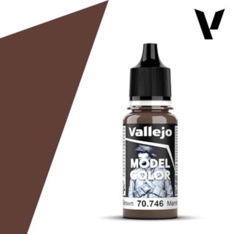 Vallejo Model Color (016) 70.746 Chestnut Brown 18ml