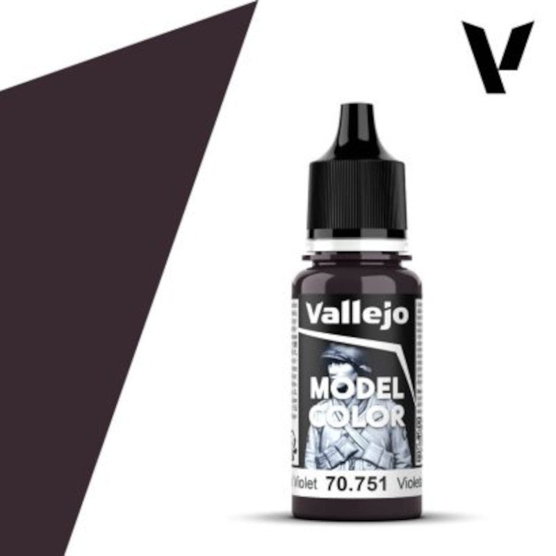 Vallejo Model Color (054) 70.751 Black Violet 18ml