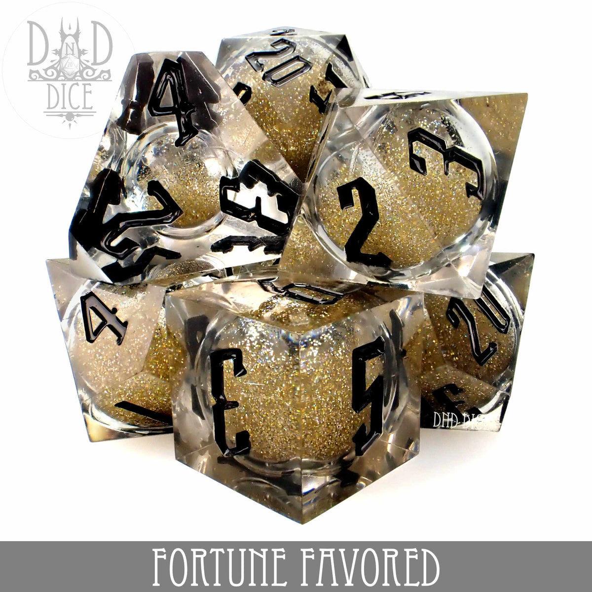 DND Dice HM07FAVE Fortune Favored (Liquid Core)