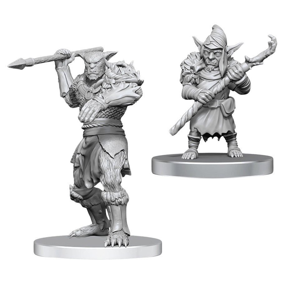 WIZKIDS 90808 D&D Nolzur's Marvelous Miniatures: Bugbear Stalker & Goblin Hexer