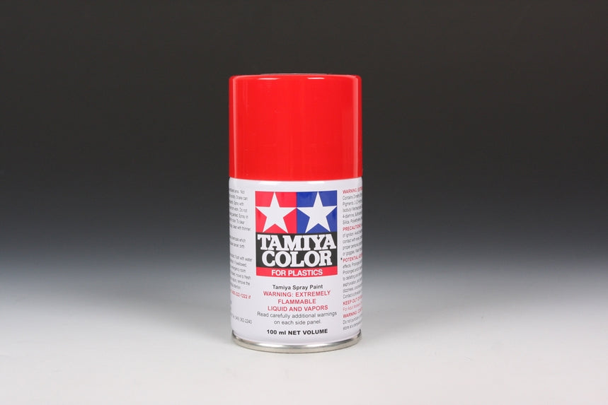 Tamiya 85086 TS-86 Brilliant Red Lacquer Spray Paint (100ml)