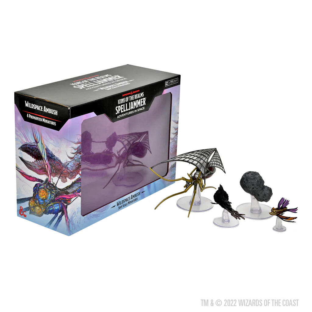 WIZKIDS 96177 D&D: Icons of the Realms: Spelljammer Adventures in Space: Ship Scale: Wildspace Ambush