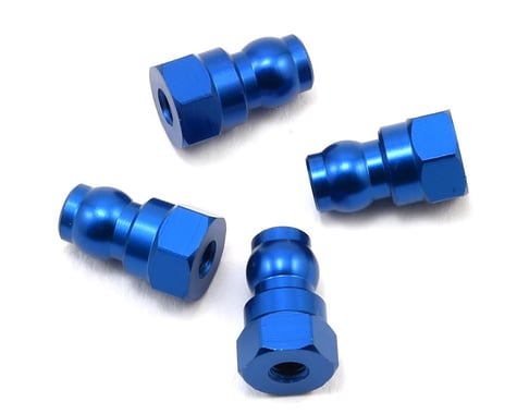 Associated 91816 12mm Aluminum Shock Bushings (Blue)