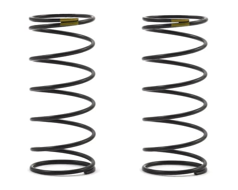 Associated 91834 12mm Front Shock Spring (2) (Yellow/4.30lbs) (44mm Long)