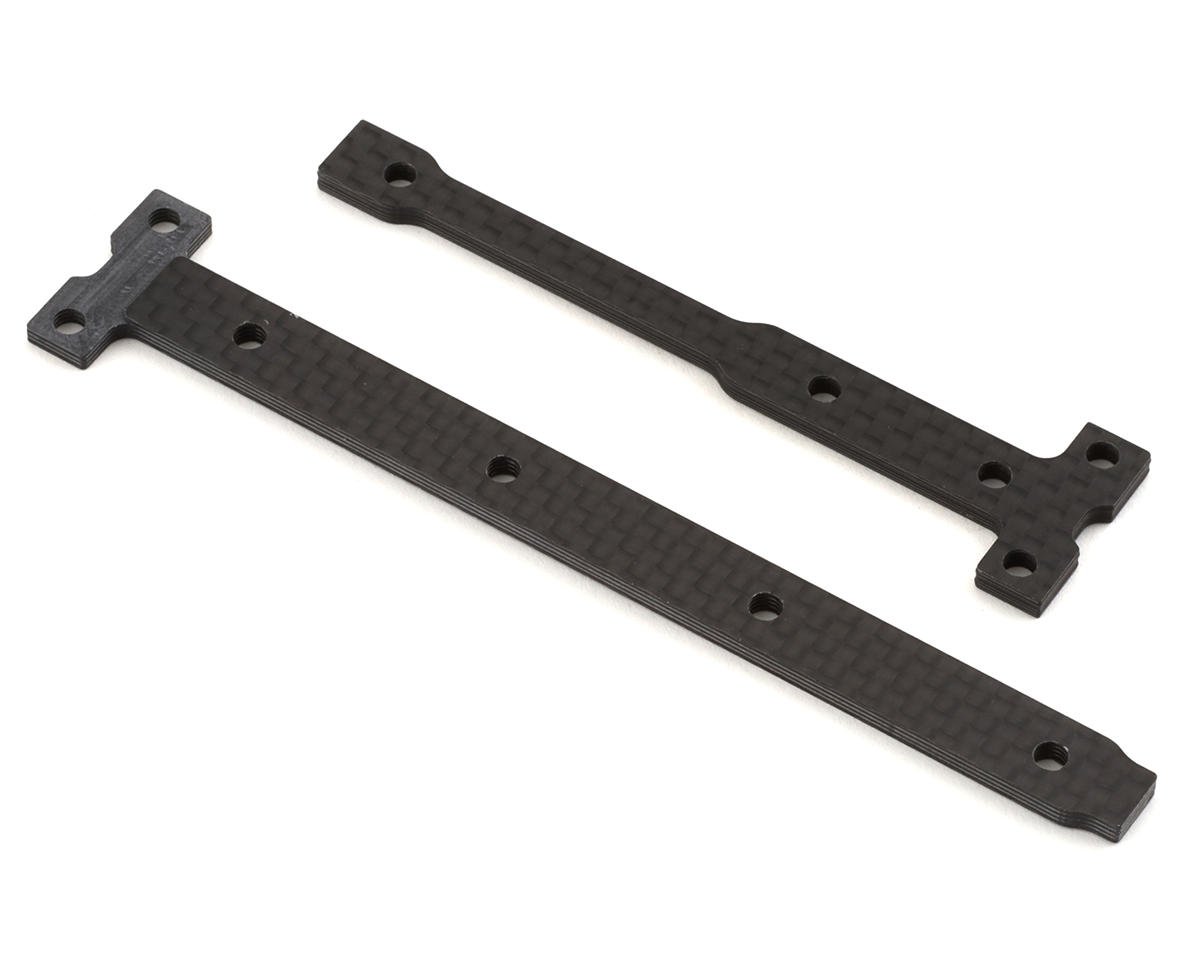 Associated 92365 RC10B74.2 Factory Team 2.5mm Carbon Fiber Chassis Brace Set